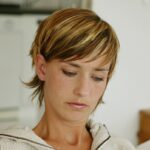 womens short hair pixie cut with highlights