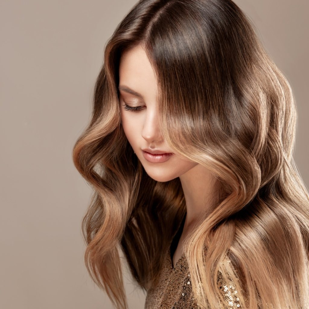 blond balayage long hairstyle