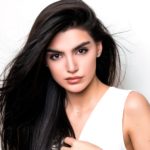 womens long jet black hair