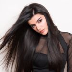womens long straight black hair