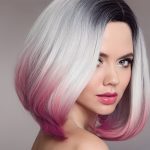 womens-lob-bob-cut-pink-ends-platinum-hair