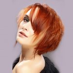 womens-short-shaggy-bob-cut-orange-hair