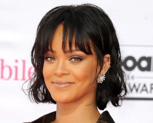 rihanna-fine-wispy-bangs-short-black-bob-hair