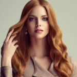 women's-long-copper-one-length-waves-hairstyle