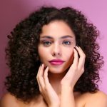 women's shoulder length natural curls hairstyle