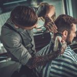 haircut at the barber