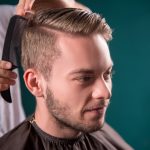 Men’s Short Side Part Fade Haircut