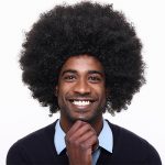 Long Afro Hairstyle for Men