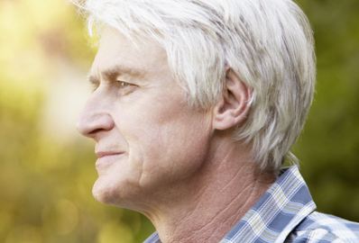 short grey hair