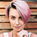 Long Pixie with Side Swept Bangs