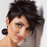 Spiked Side Swept Pixie