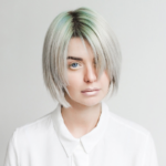 Short Shaggy Bob with Middle Part