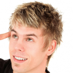 mens short blonde hair