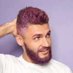 mens purple hair