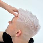 ash white hair