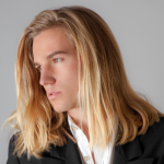Long Blonde Straight Hair for Men