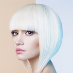 Womens Tapered Bob with Straight Bangs