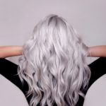 womens long wavy silver platinum hair color