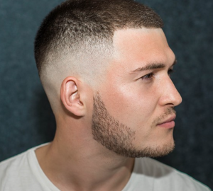 temple fade cut